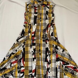 Burberry dress women Size US 10 Multicolor Sasha Sleeve Over Knees Cloche NWT